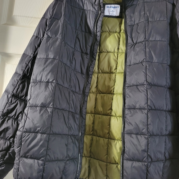Fitted Lightweight Quilted Puffer Black Jacket Water Resistant - Picture 2 of 10